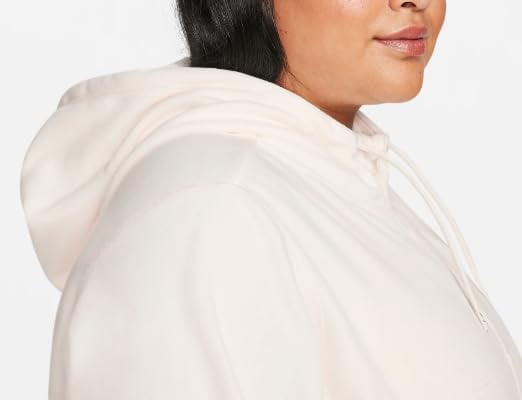 Nike Plus Size Therma-fit Full-Zip Fleece Hoodie - Pale Ivory/black