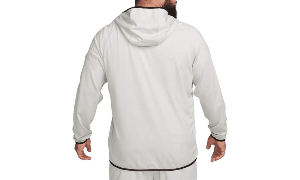 NIKE MENS Tech Men's Lightweight Knit Full-zip Hoodie "GREY/BLACK" FD4501 012 FD4501 012 from Stadium Goods
