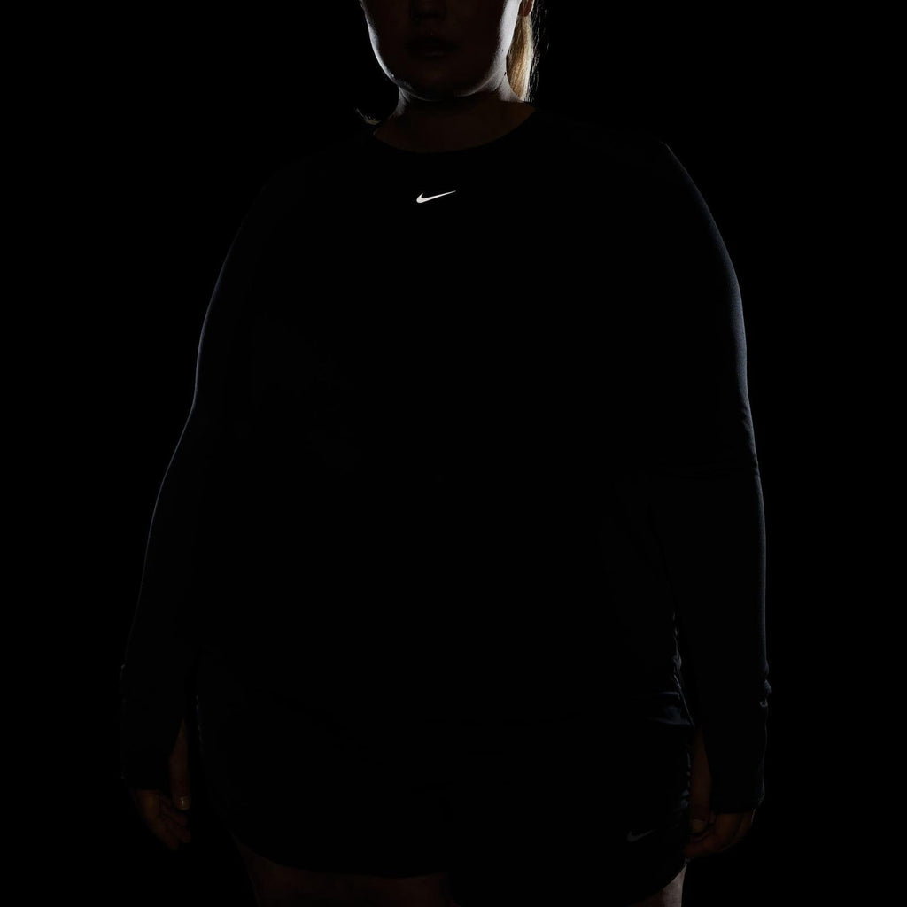 Nike Plus Size Active Dri-fit Swift Element Uv Crewneck Running Top