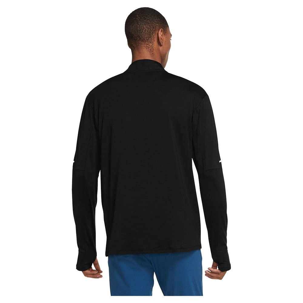 Nike Dri-FIT Element Men's 1/4-Zip Running Top (as1, Alpha, m, Regular, Regular, Black)