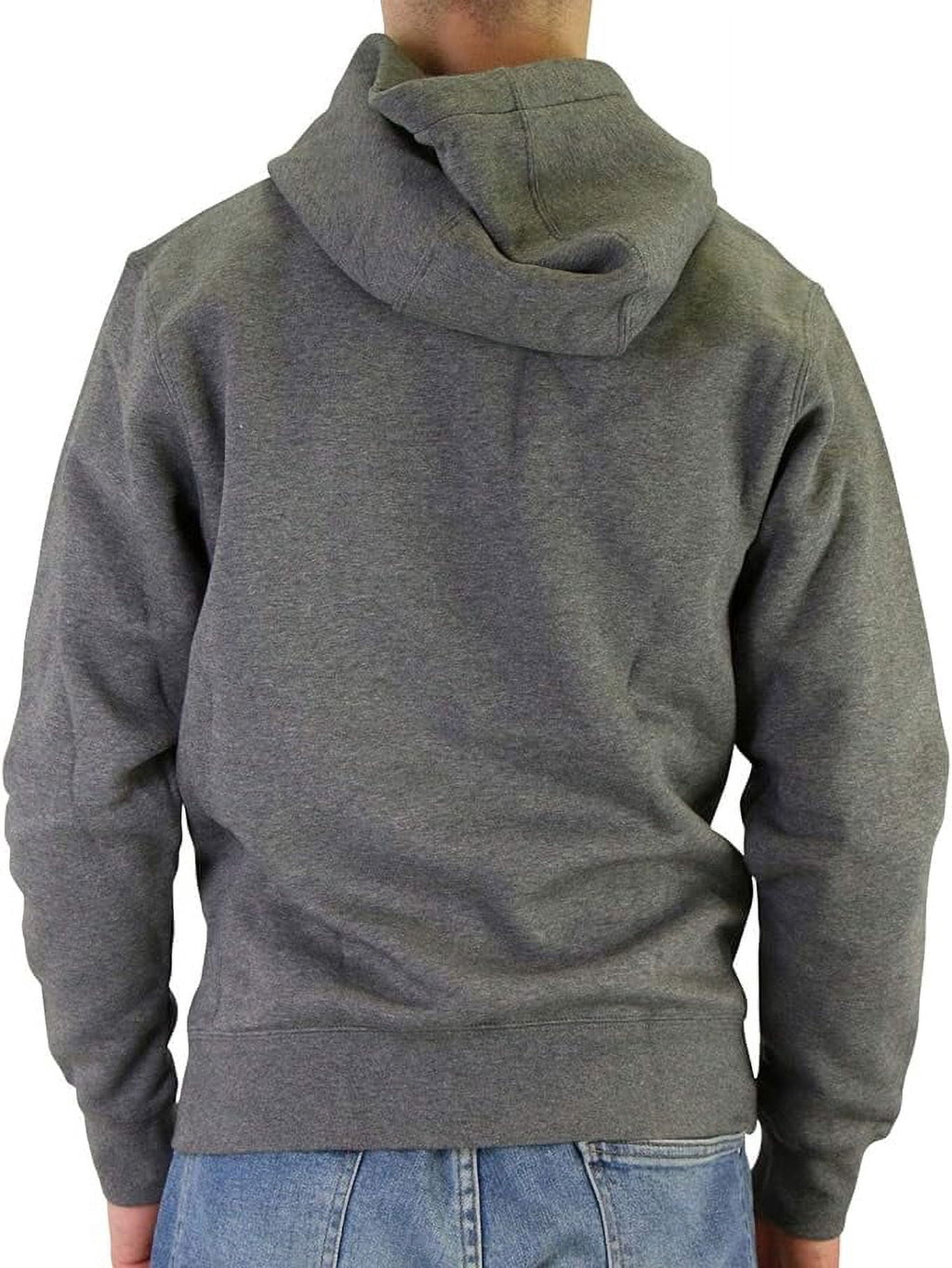 Mens Sweater Medium Front Pocket Embroidered Hooded M